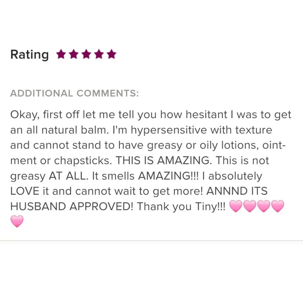 Handcrafted Unscented Body Balm - Picture 5 of 8